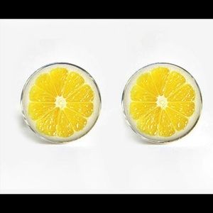 Slice of Lime Cufflinks